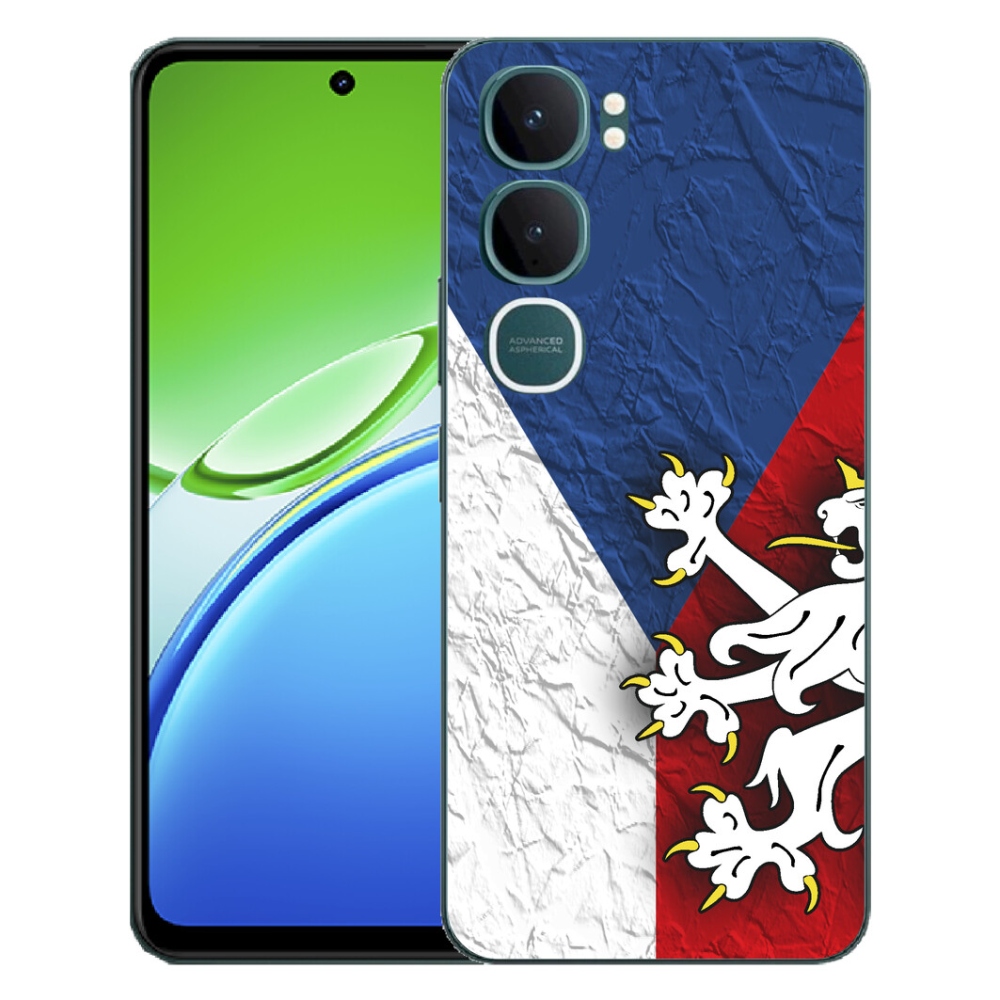 Gélový kryt mmCase na Vivo Y21d - česká vlajka 1