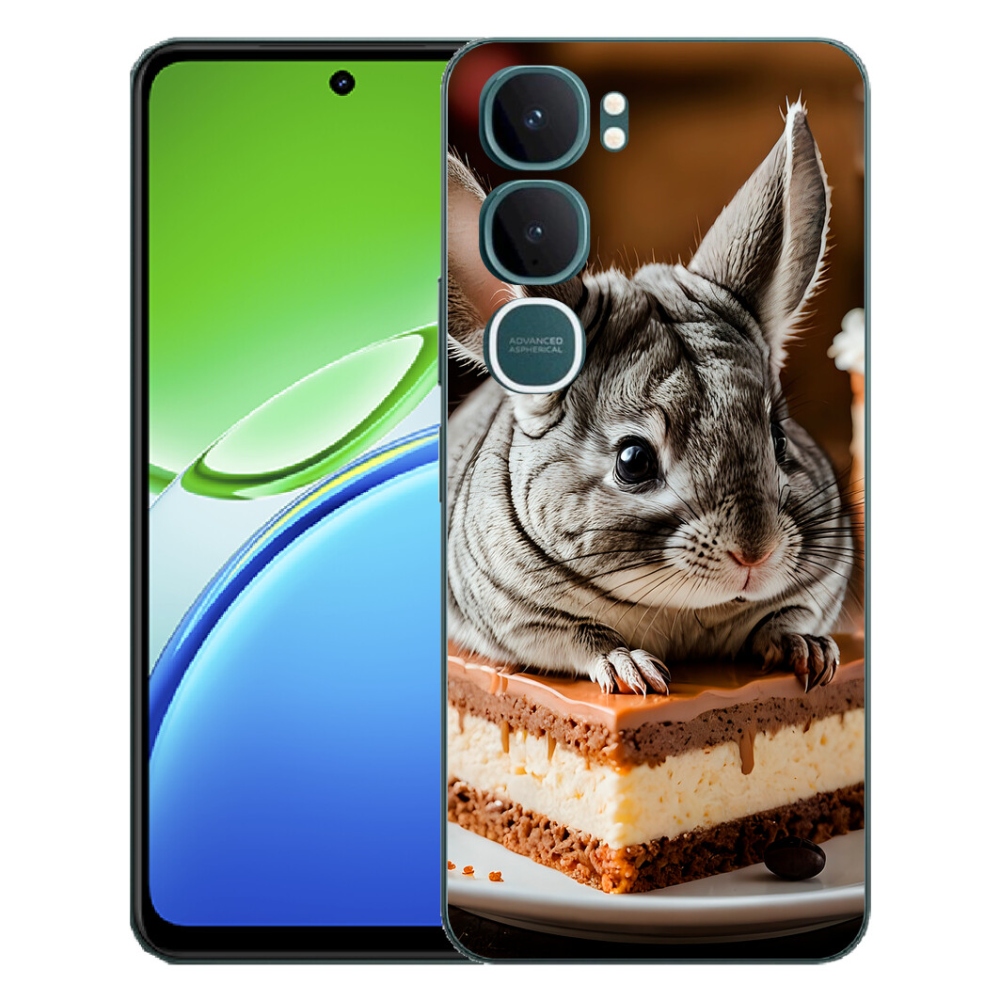 Gélový kryt mmCase na Vivo Y21d - činčila