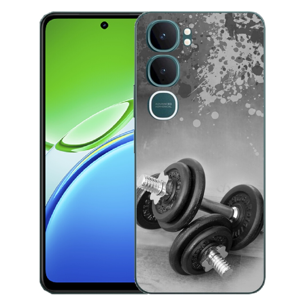 Gélový kryt mmCase na Vivo Y21d - činky 1