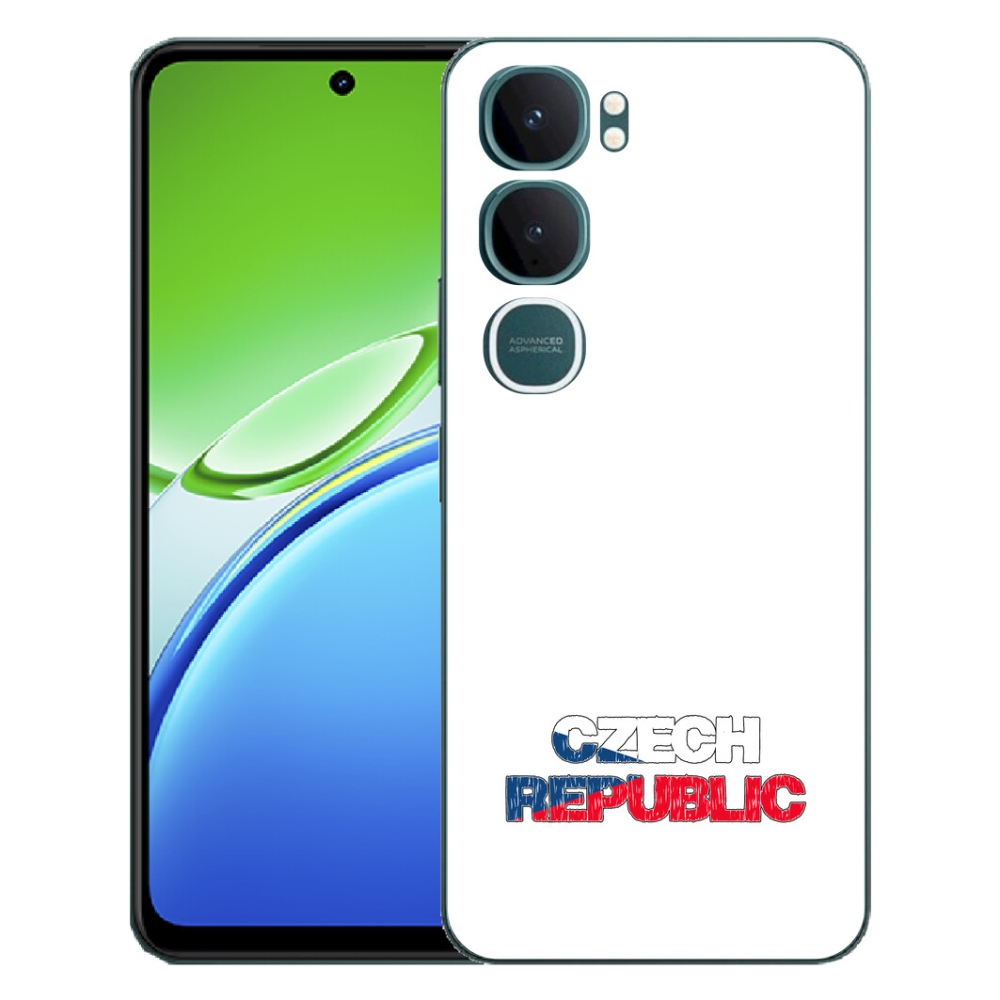 Gélový kryt mmCase na Vivo Y21d - Slovak Republic biele pozadie
