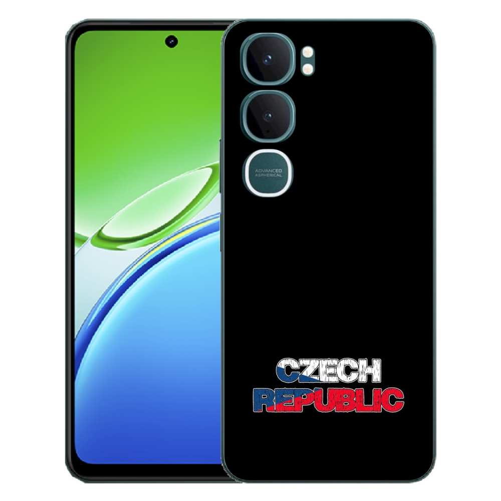Gélový kryt mmCase na Vivo Y21d - Slovak Republic čierne pozadie