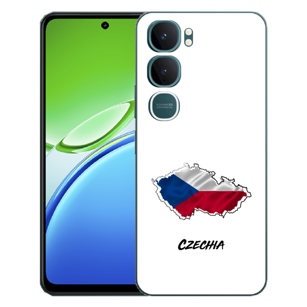 Gélový kryt mmCase na Vivo Y21d - Slovakia biele pozadie