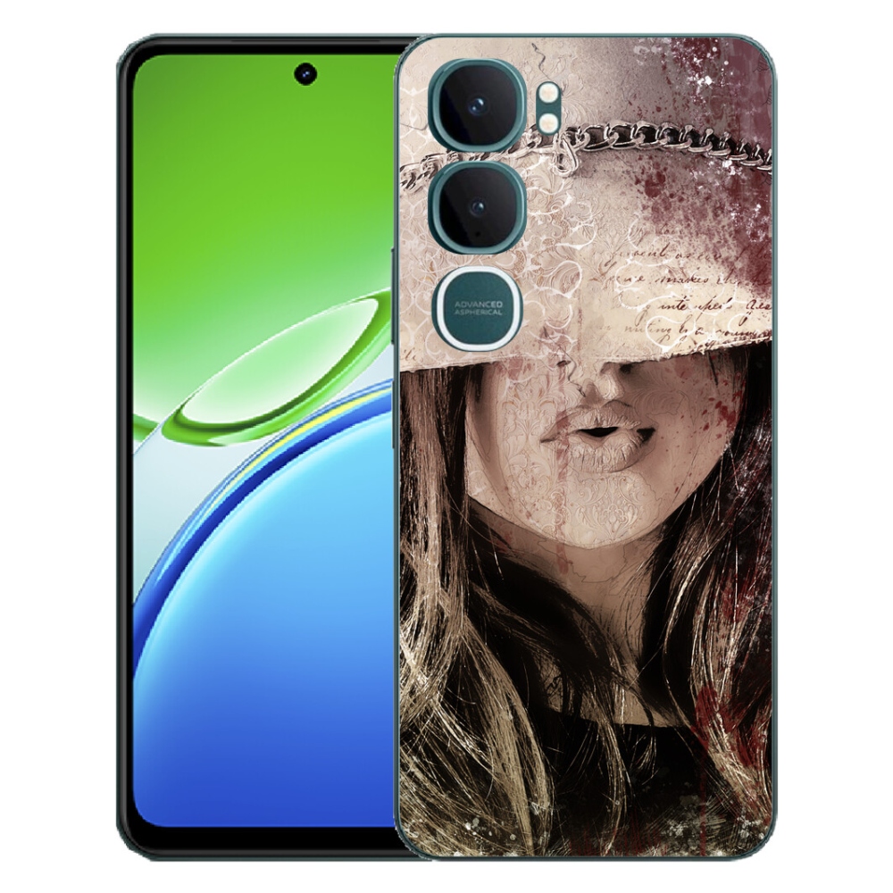 Gélový kryt mmCase na Vivo Y21d - dievča