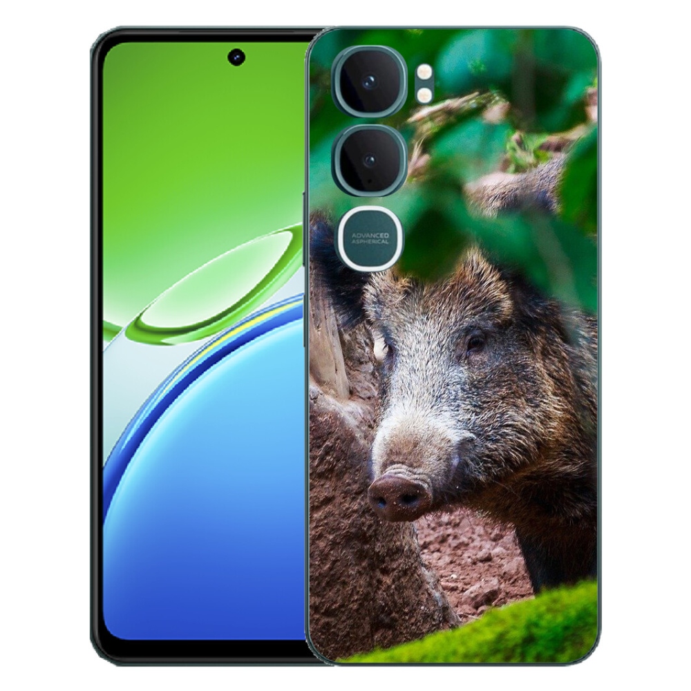 Gélový kryt mmCase na Vivo Y21d - divoké prasa