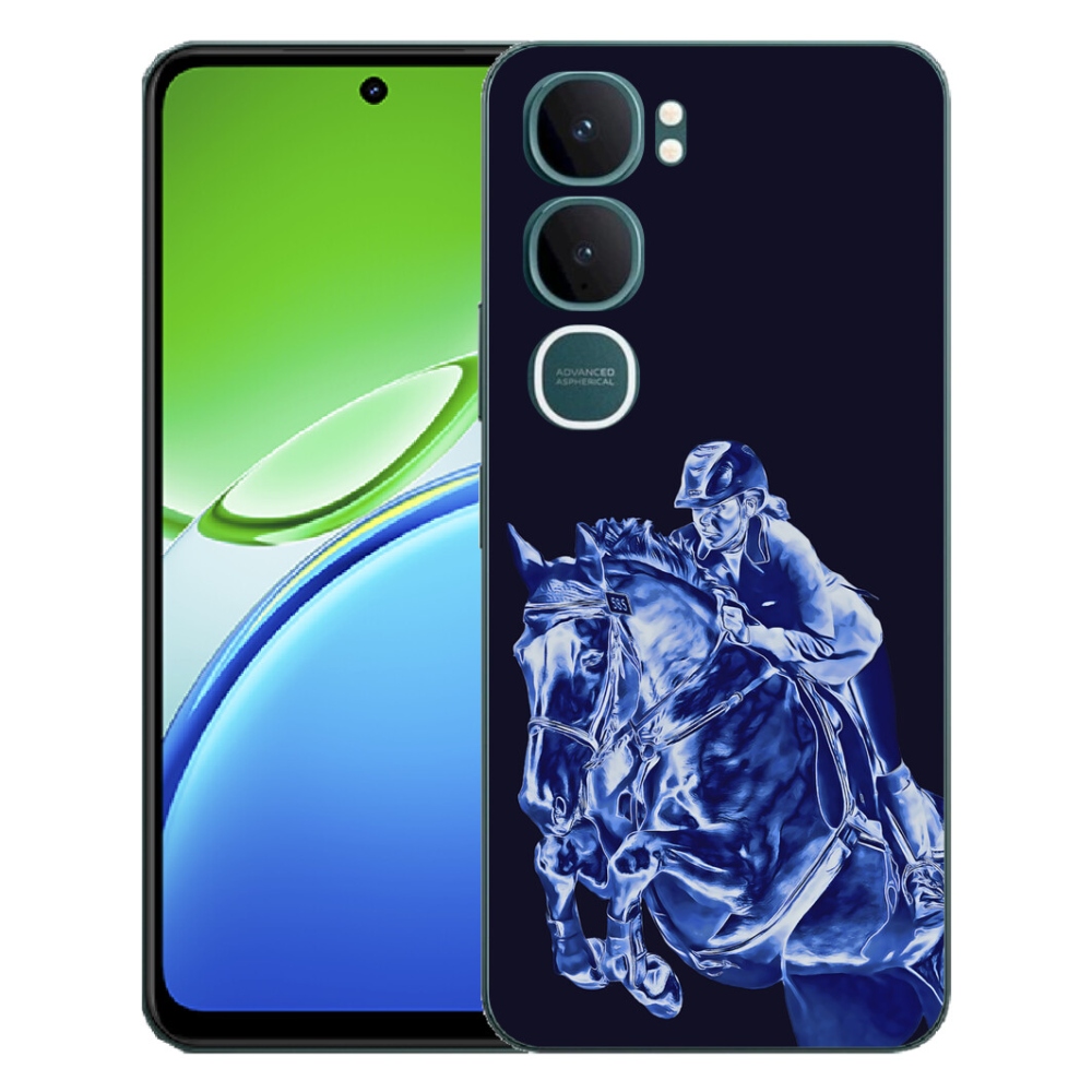 Gélový kryt mmCase na Vivo Y21d - dostihový kôň