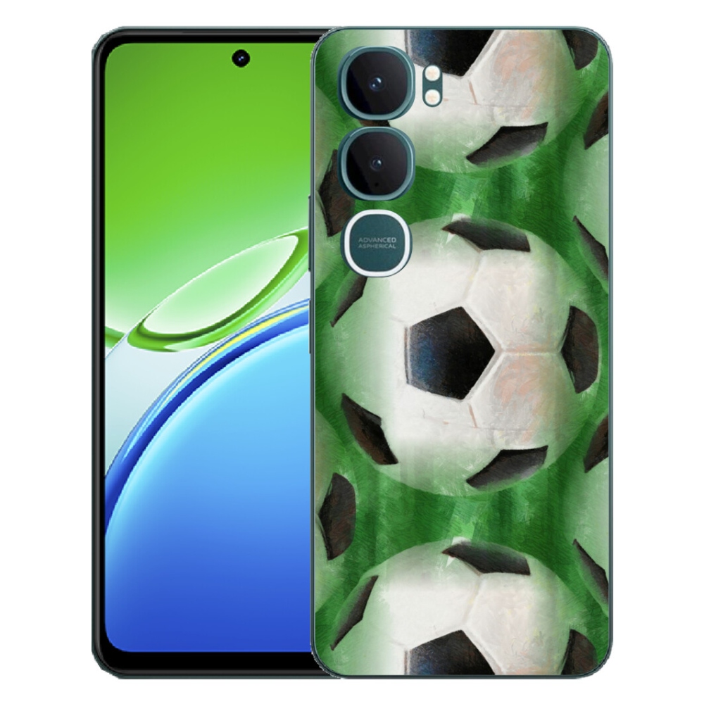Gélový kryt mmCase na Vivo Y21d - futbalová lopta