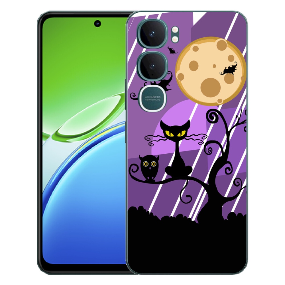 Gélový kryt mmCase na Vivo Y21d - halloween