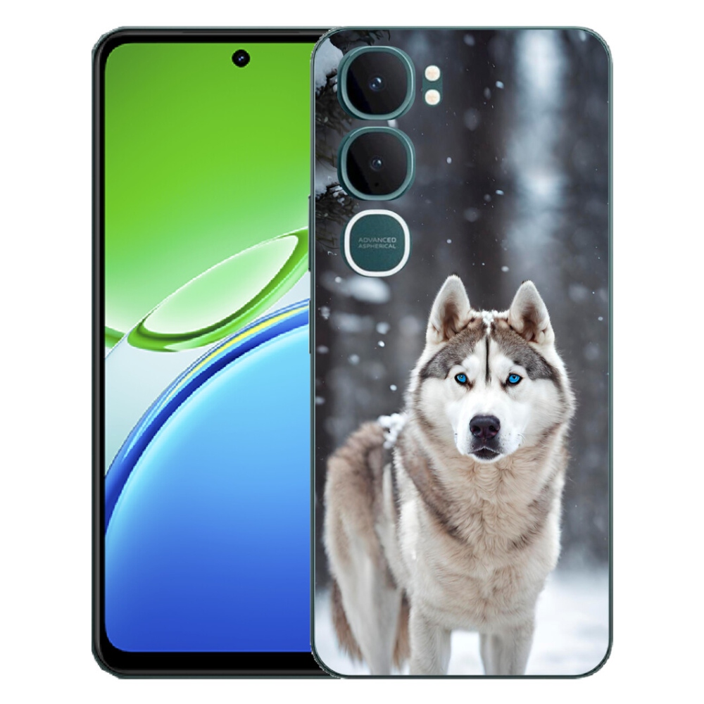 Gélový kryt mmCase na Vivo Y21d - husky 2
