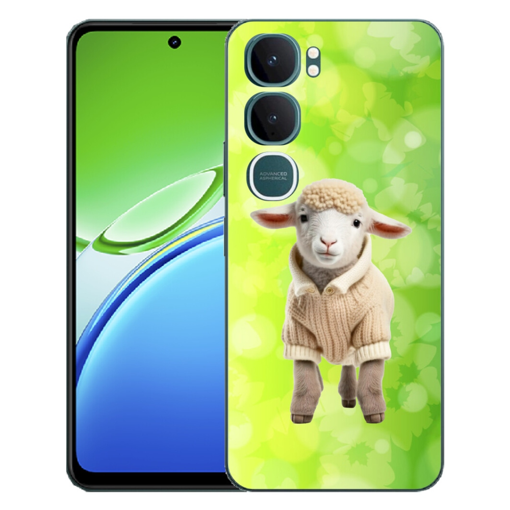 Gélový kryt mmCase na Vivo Y21d - jahňa vo svetri