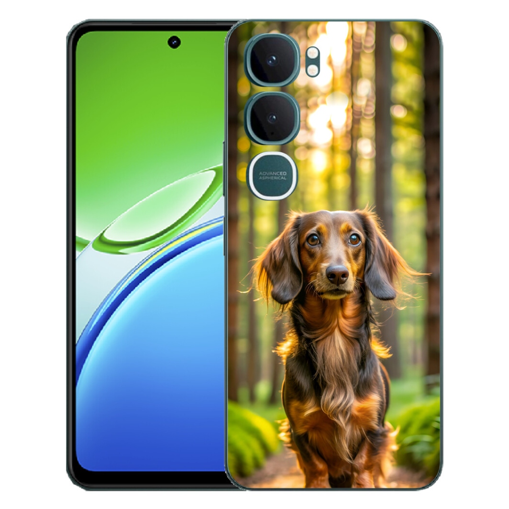 Gélový kryt mmCase na Vivo Y21d - jazvečík 4