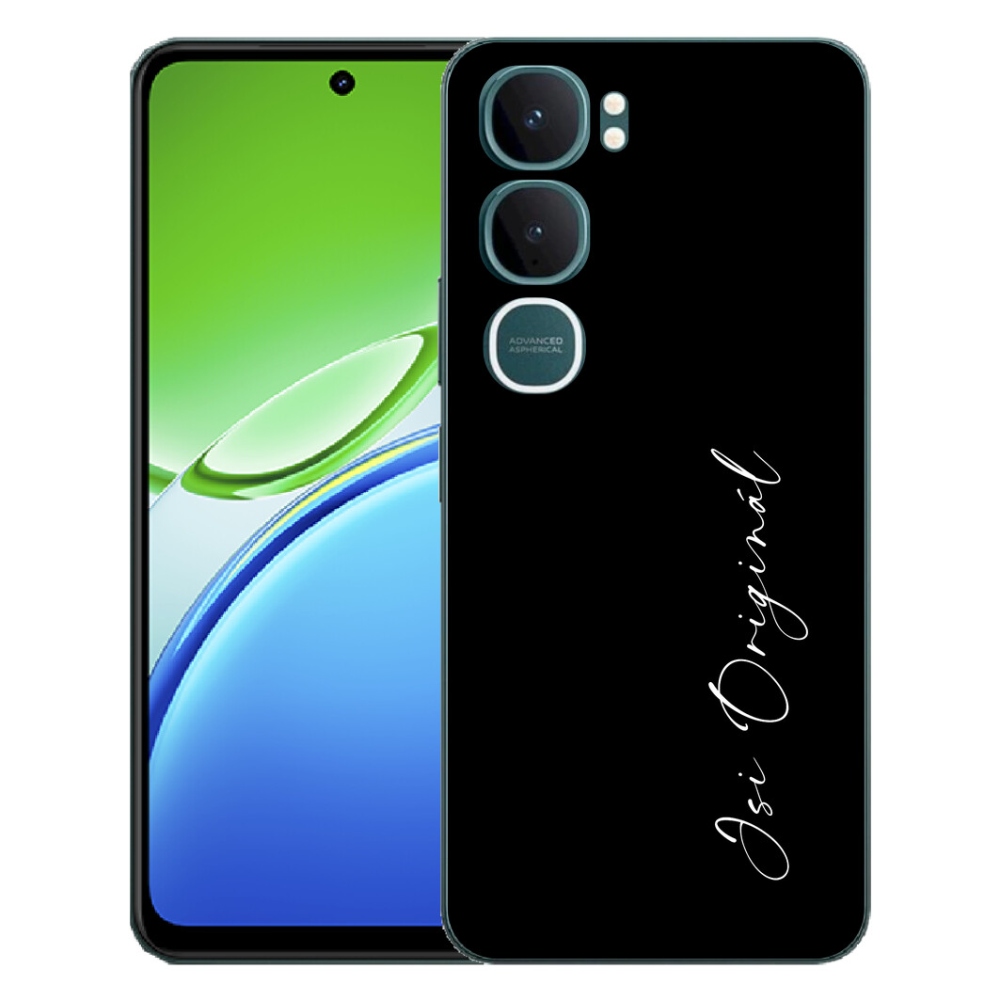 Gélový kryt mmCase na Vivo Y21d - si originál čierne pozadie