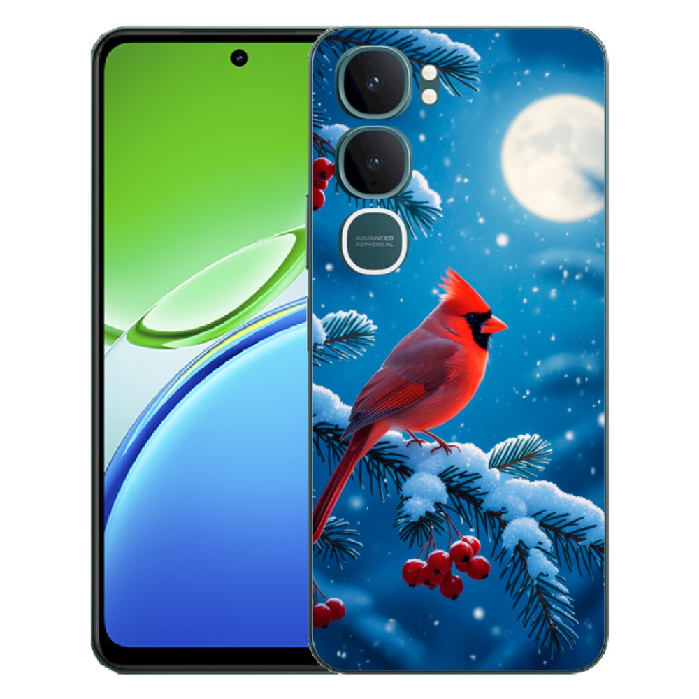 Gélový kryt mmCase na Vivo Y21d - kardinál červený