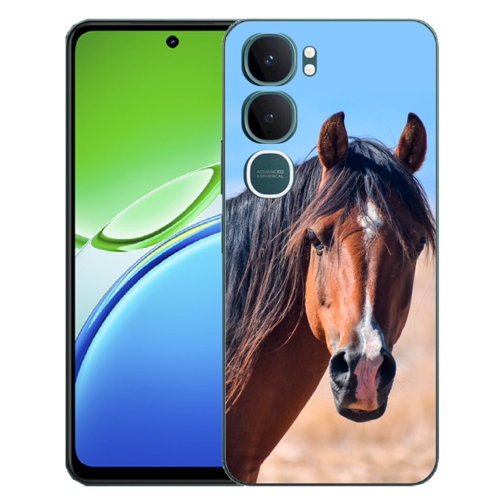 Gélový kryt mmCase na Vivo Y21d - pokojný kôň
