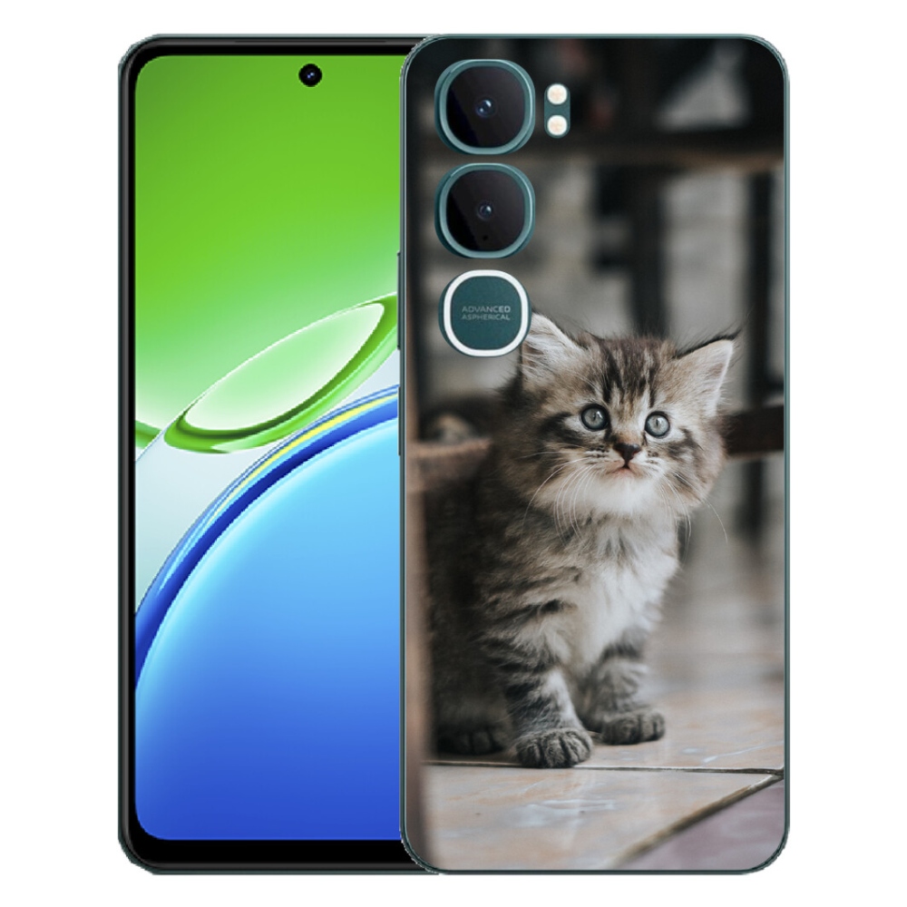 Gélový kryt mmCase na Vivo Y21d - mačiatko
