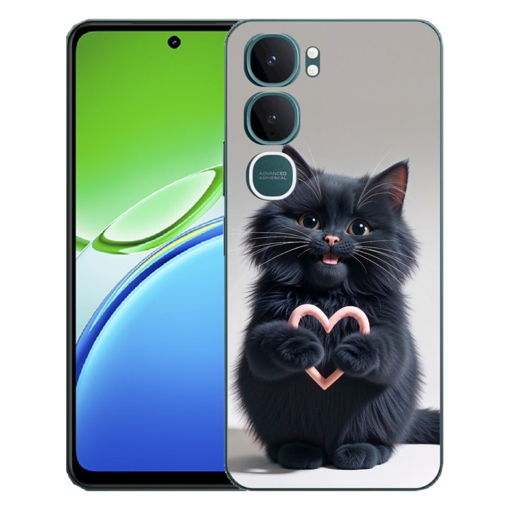 Gélový kryt mmCase na Vivo Y21d - mačacia láska 3