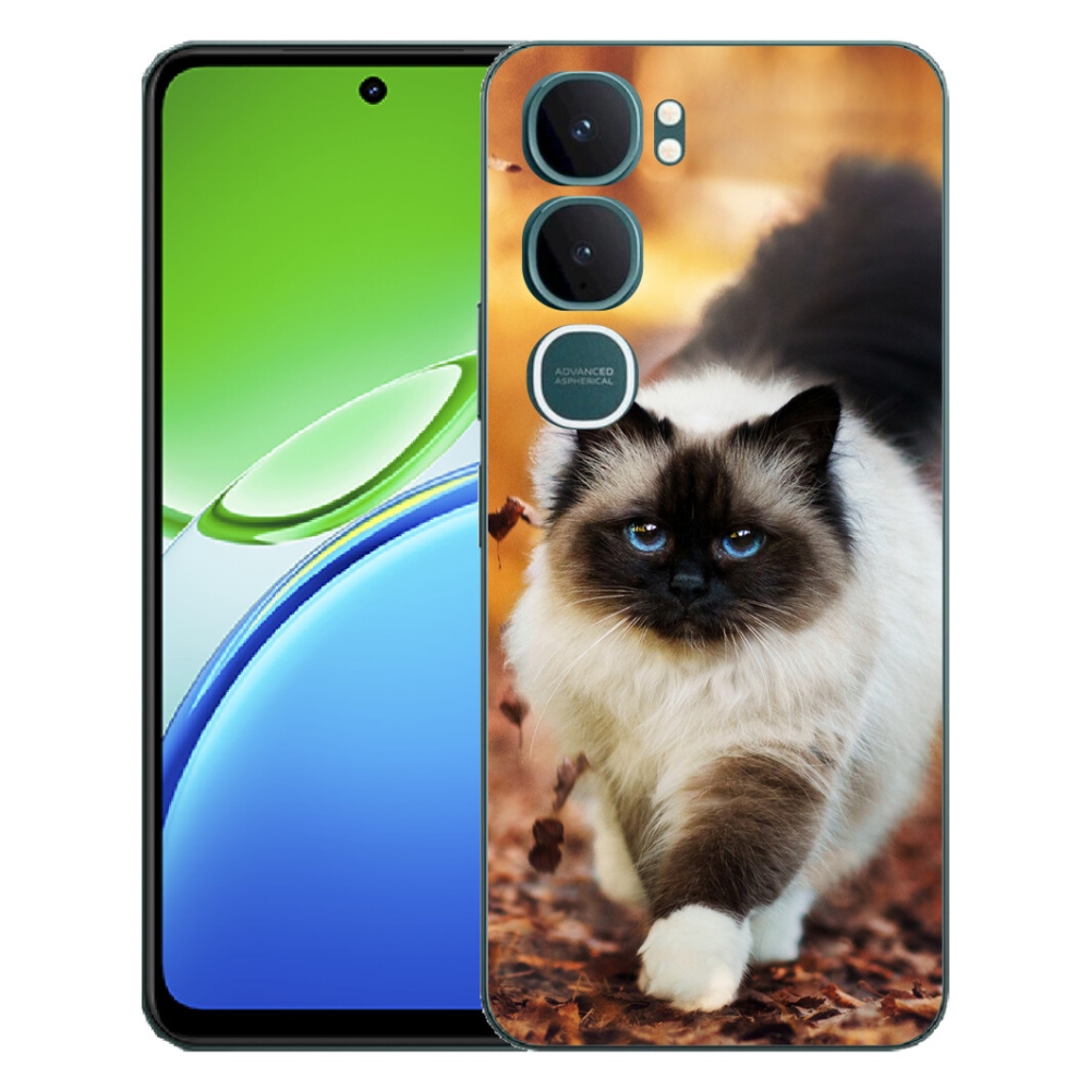 Gélový kryt mmCase na Vivo Y21d - mačka