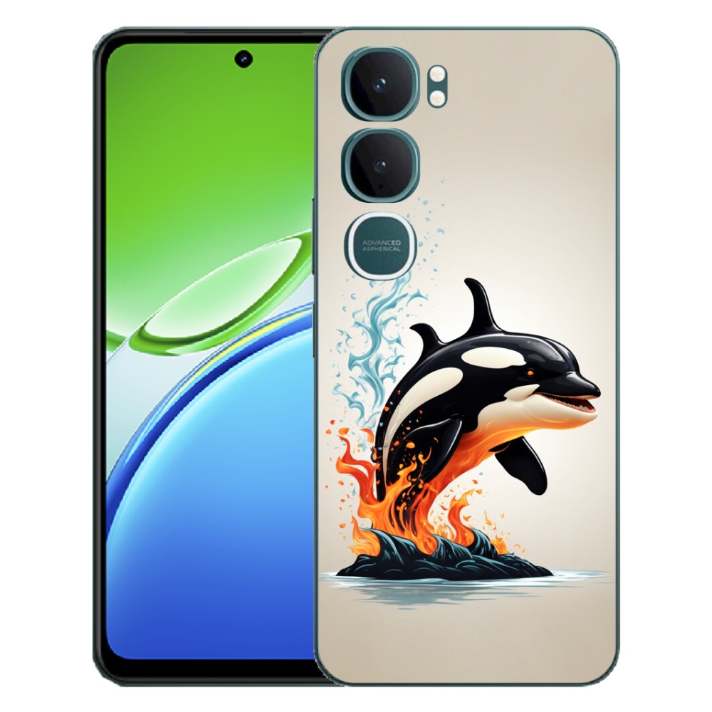 Gélový kryt mmCase na Vivo Y21d - kosatka
