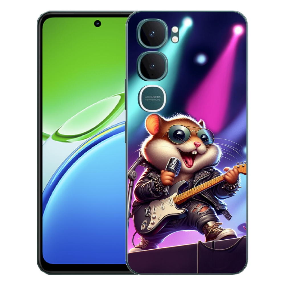 Gélový kryt mmCase na Vivo Y21d - škrečok rocker