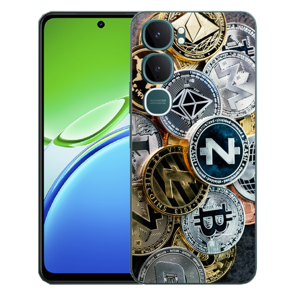 Gélový kryt mmCase na Vivo Y21d - kryptomeny