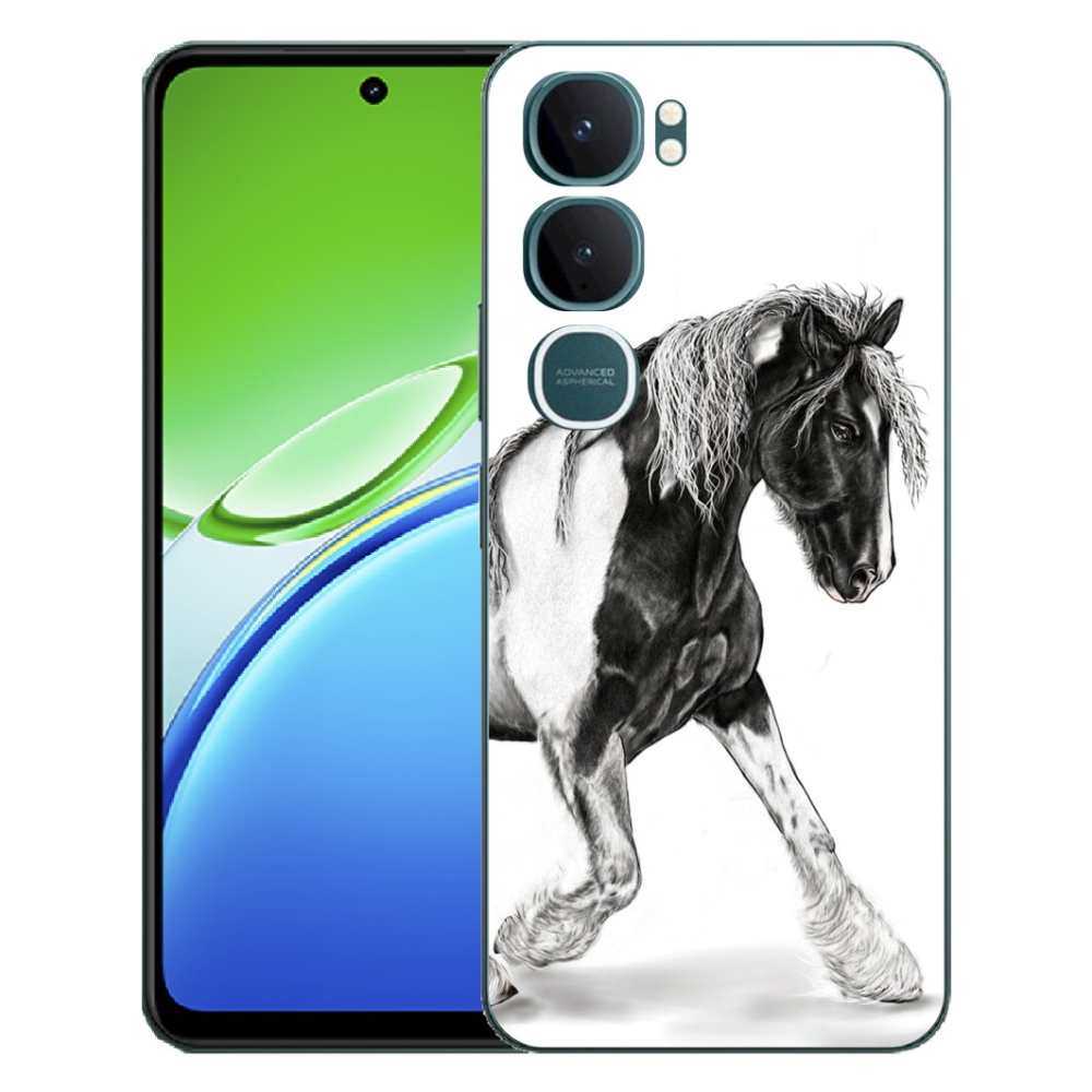Gélový kryt mmCase na Vivo Y21d - kôň