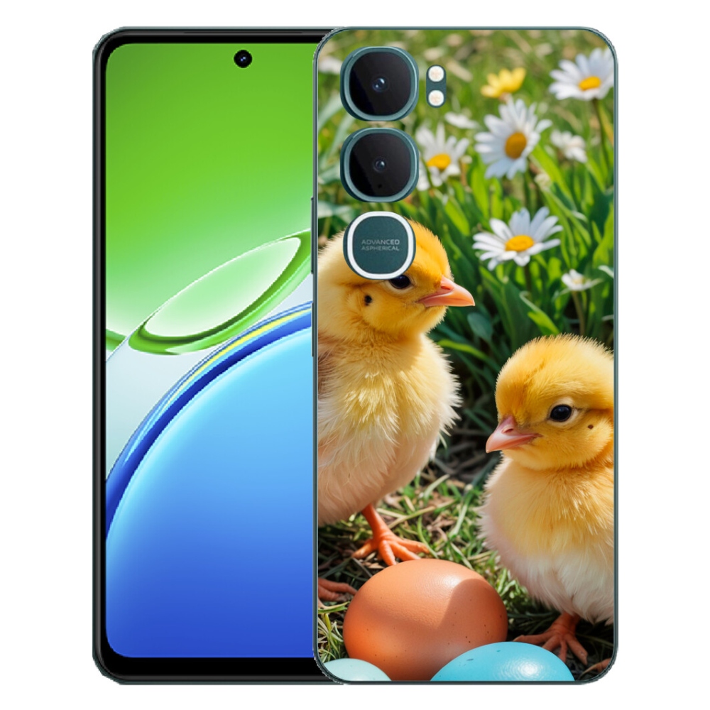 Gélový kryt mmCase na Vivo Y21d - kuriatka