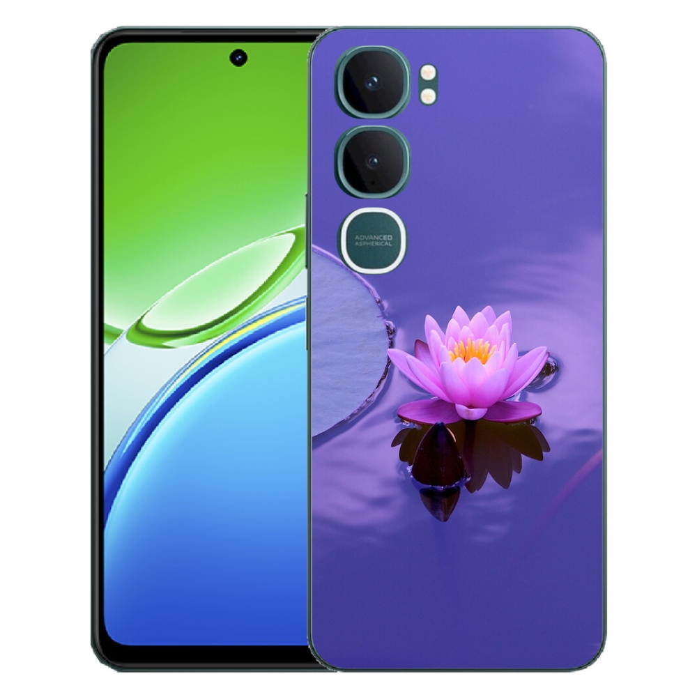 Gélový kryt mmCase na Vivo Y21d - kvet na hladine