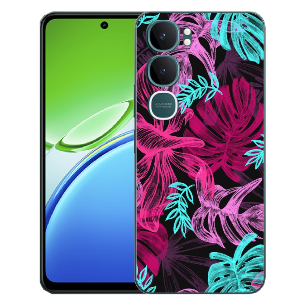 Gélový kryt mmCase na Vivo Y21d - kvety 1