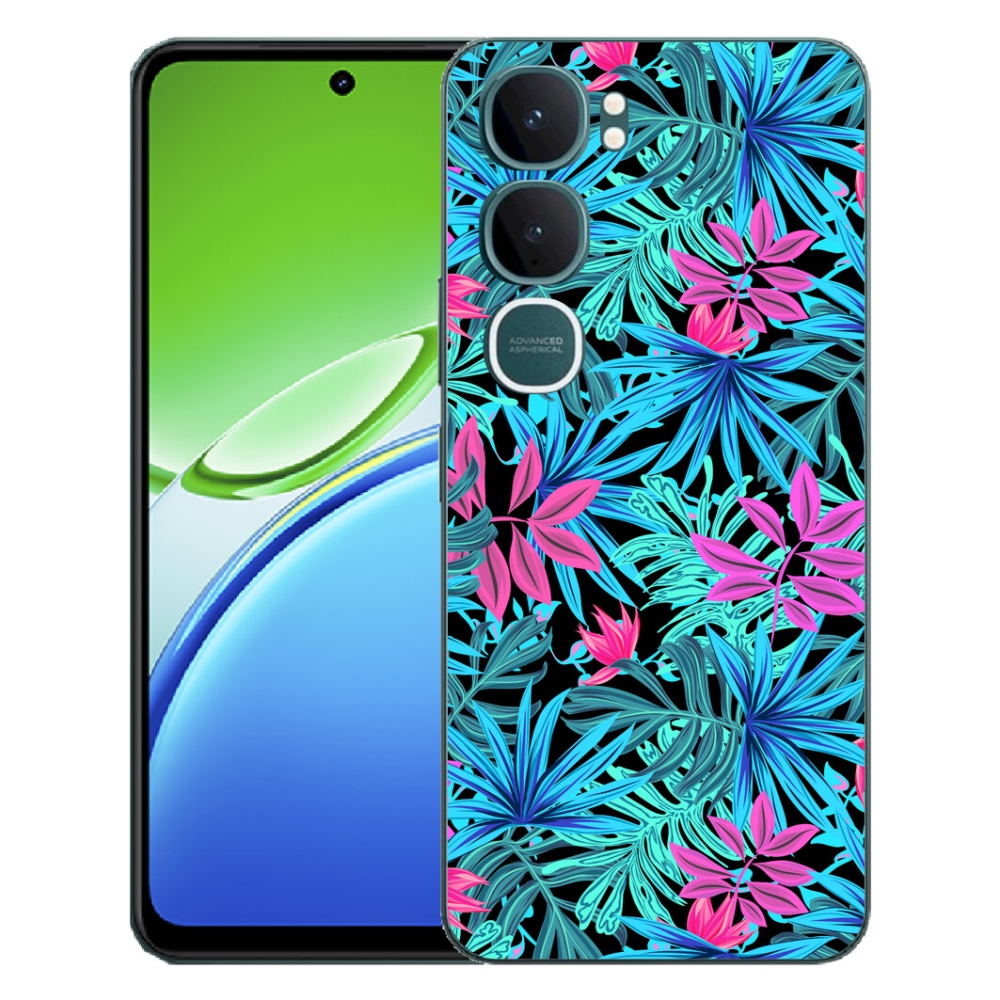 Gélový kryt mmCase na Vivo Y21d - kvety 3