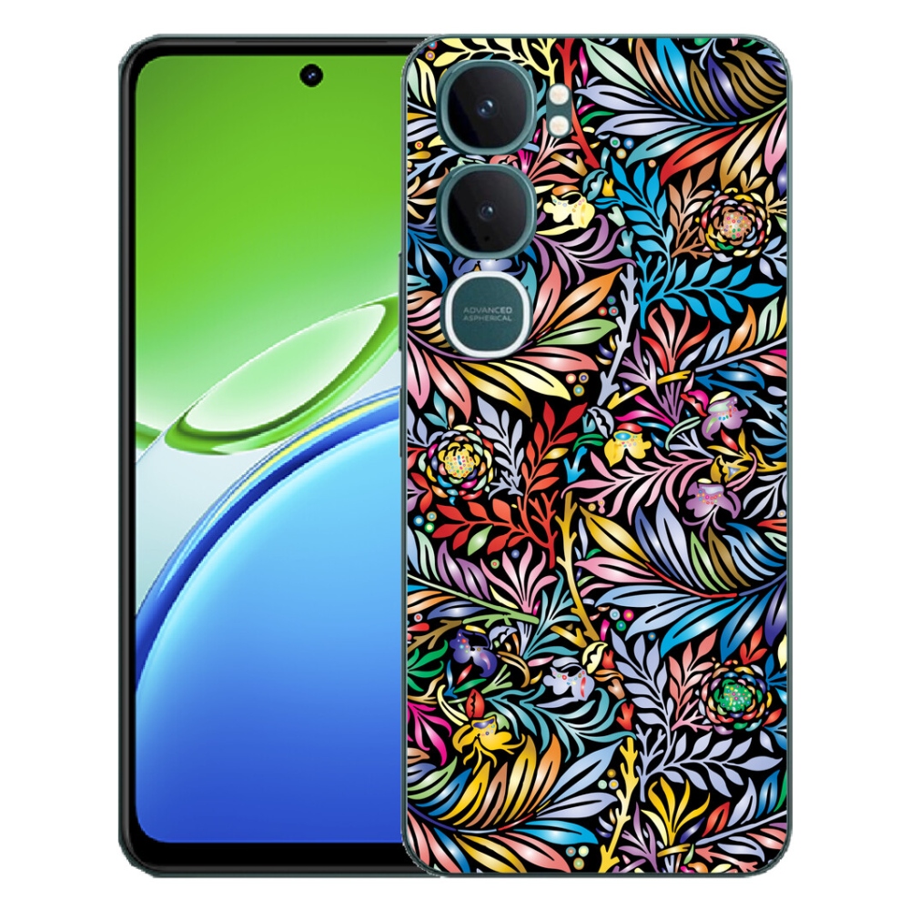 Gélový kryt mmCase na Vivo Y21d - kvety 5