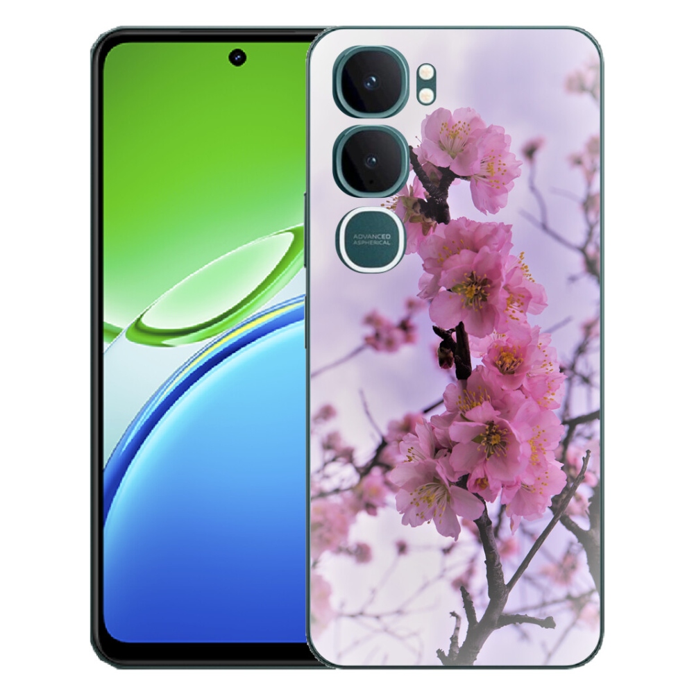 Gélový kryt mmCase na Vivo Y21d - kvety 7