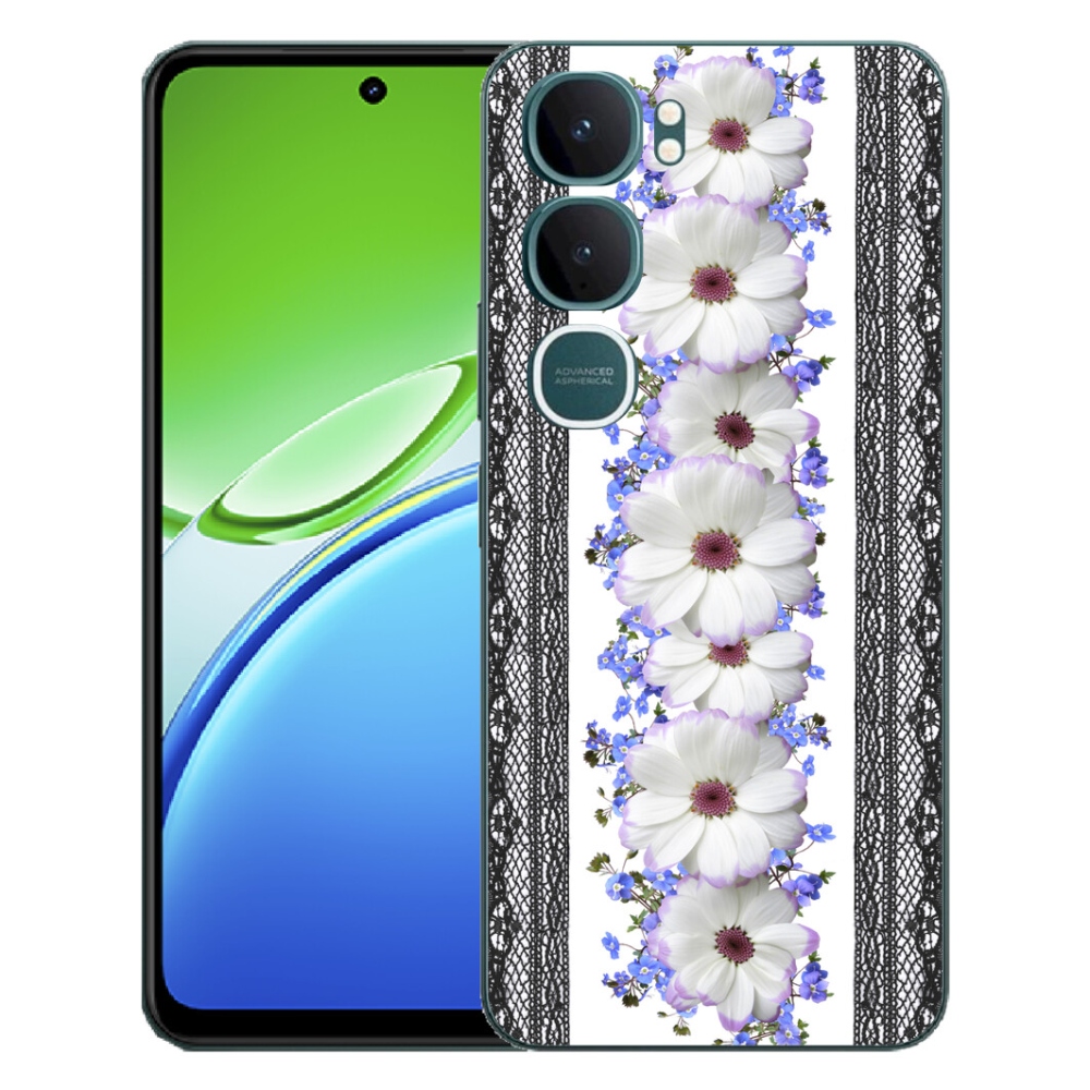 Gélový kryt mmCase na Vivo Y21d - kvety 8