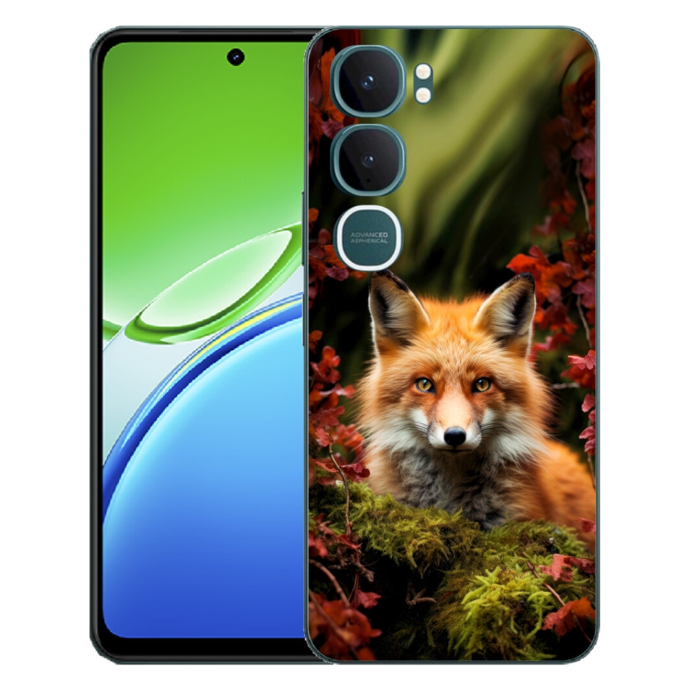 Gélový kryt mmCase na Vivo Y21d - líška v lese