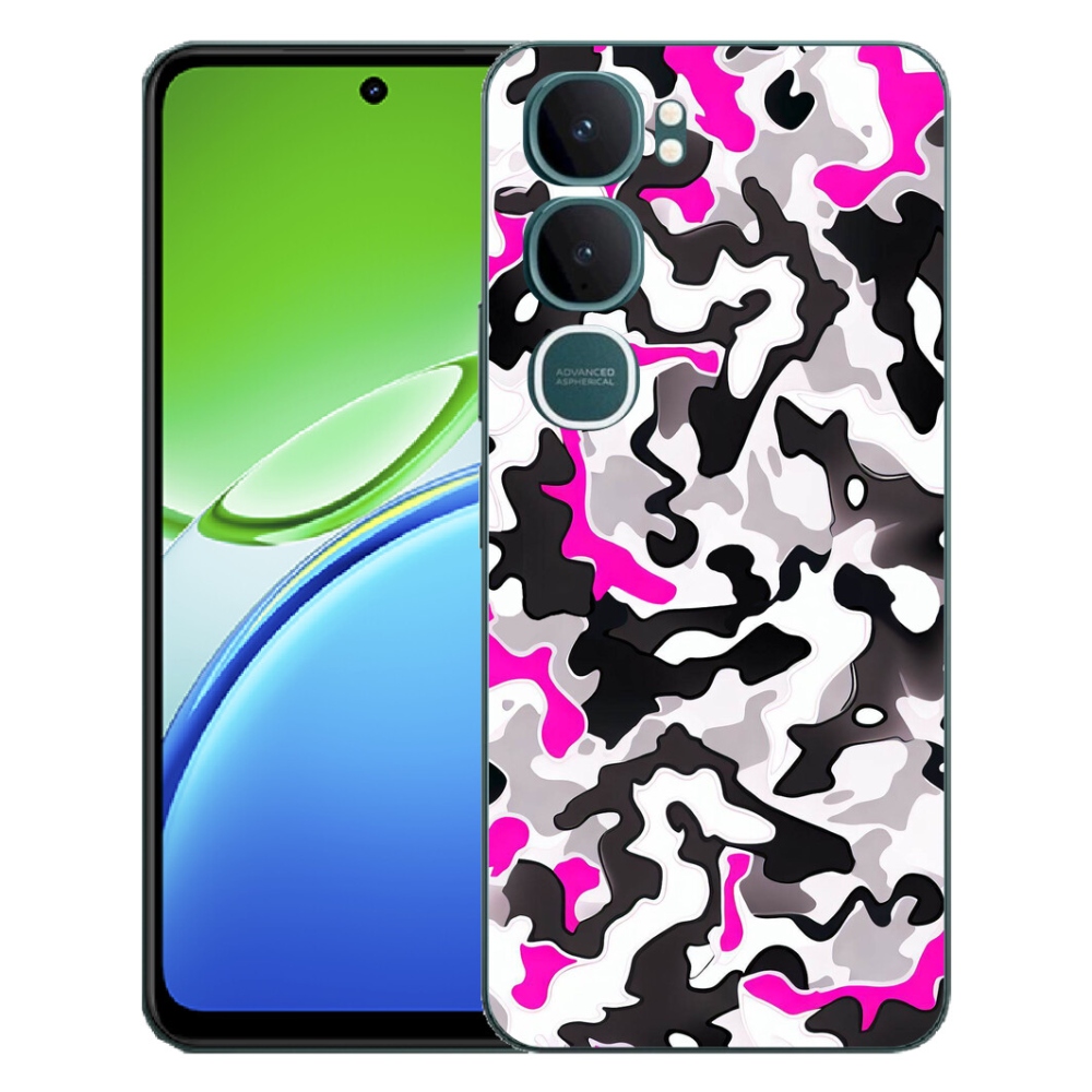 Gélový kryt mmCase na Vivo Y21d - maskáčový vzor 5