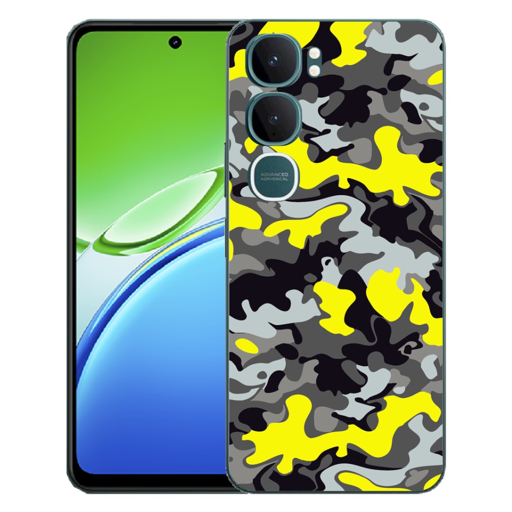 Gélový kryt mmCase na Vivo Y21d - maskáčový vzor 6