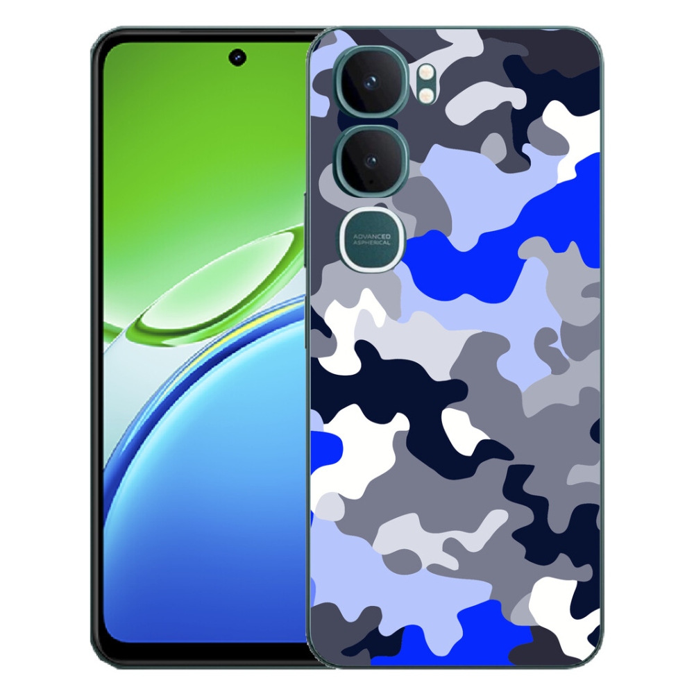 Gélový kryt mmCase na Vivo Y21d - maskáčový vzor 8