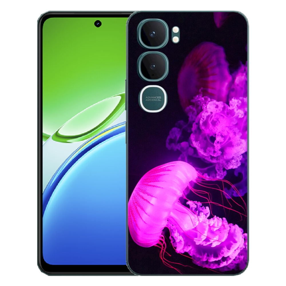 Gélový kryt mmCase na Vivo Y21d - medúza 1