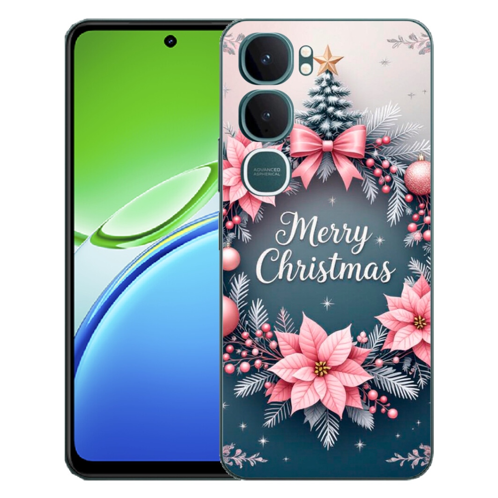 Gélový kryt mmCase na Vivo Y21d - merry christmas