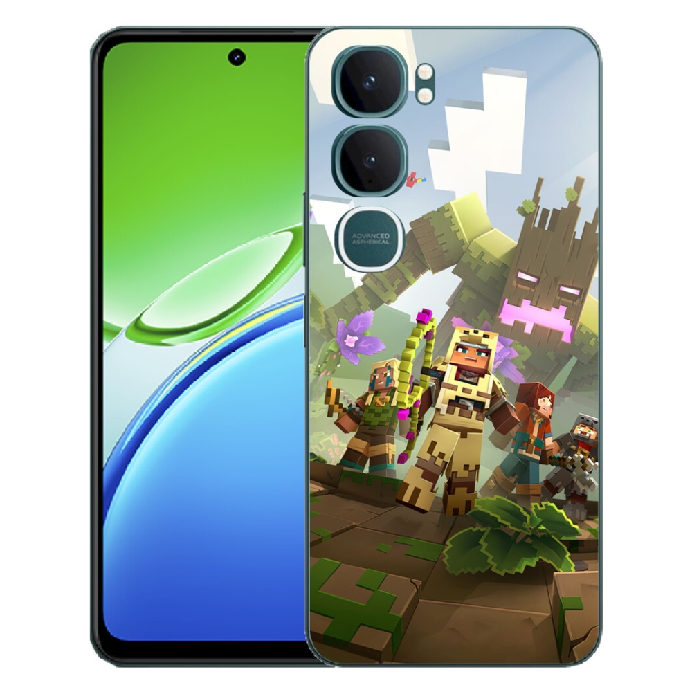 Gélový kryt mmCase na Vivo Y21d - minecraft 1
