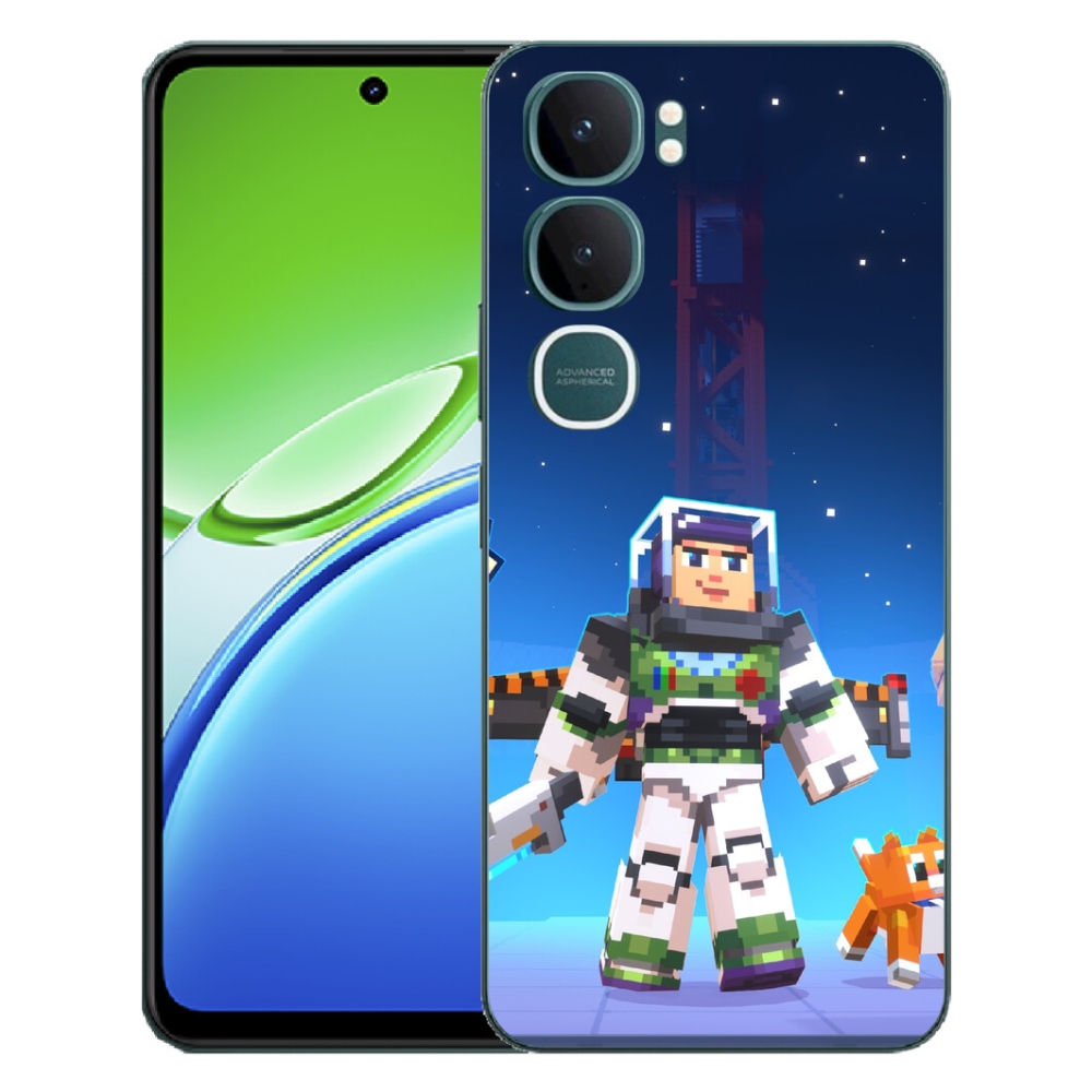 Gélový kryt mmCase na Vivo Y21d - minecraft 2