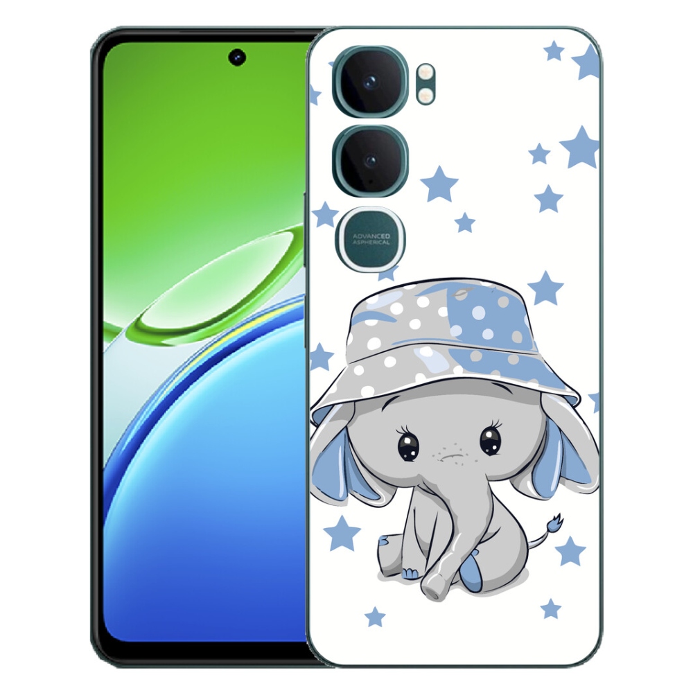 Gélový kryt mmCase na Vivo Y21d - modrý slon