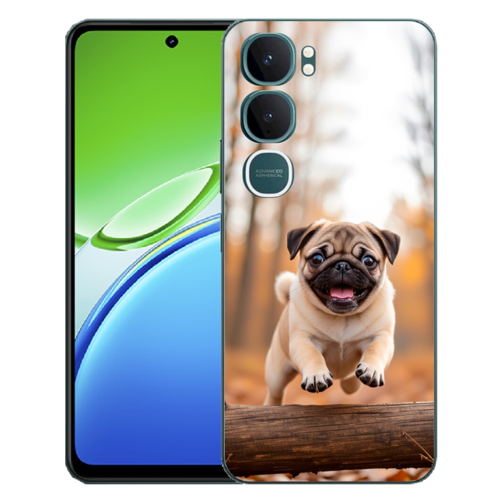 Gélový kryt mmCase na Vivo Y21d - mops 2