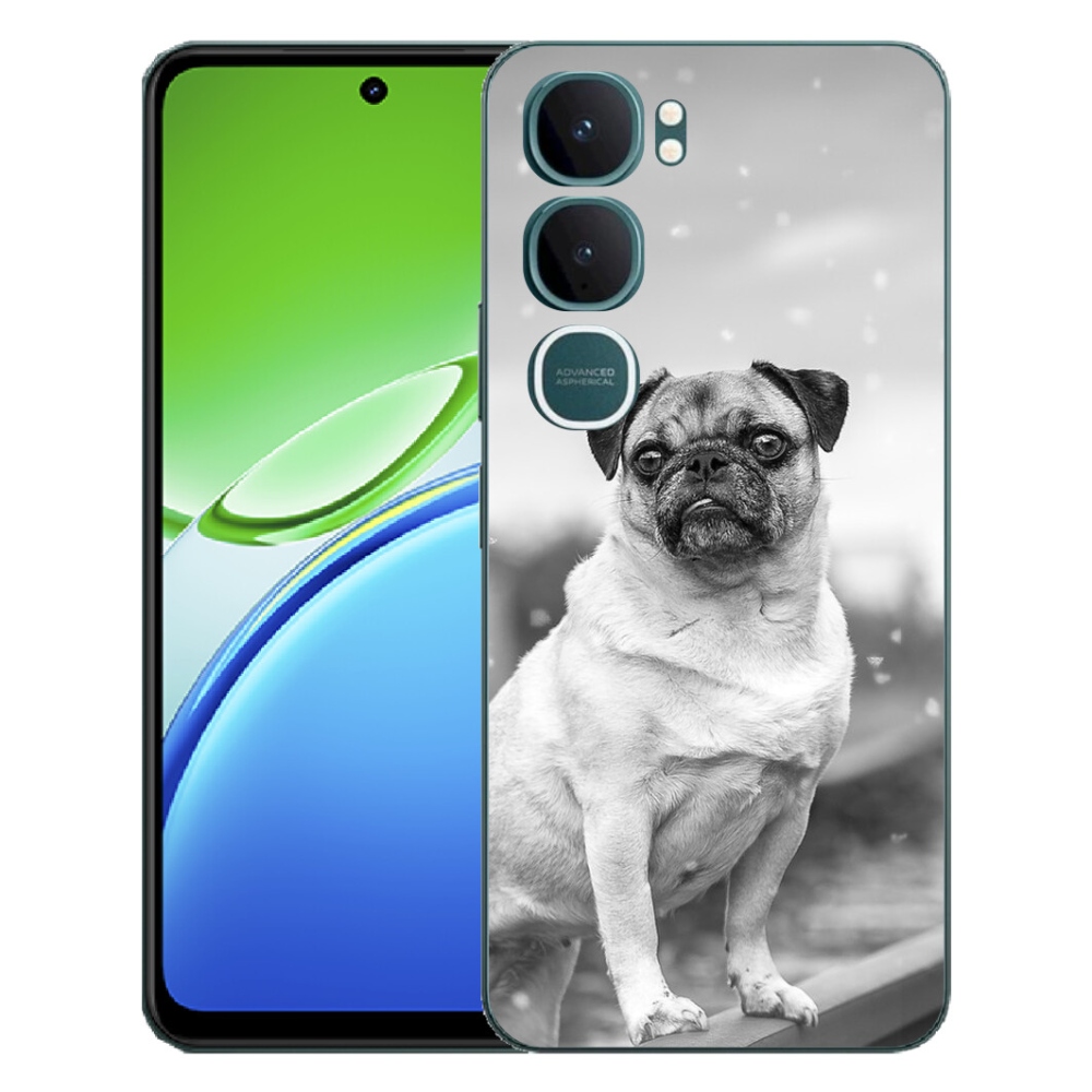 Gélový kryt mmCase na Vivo Y21d - mops