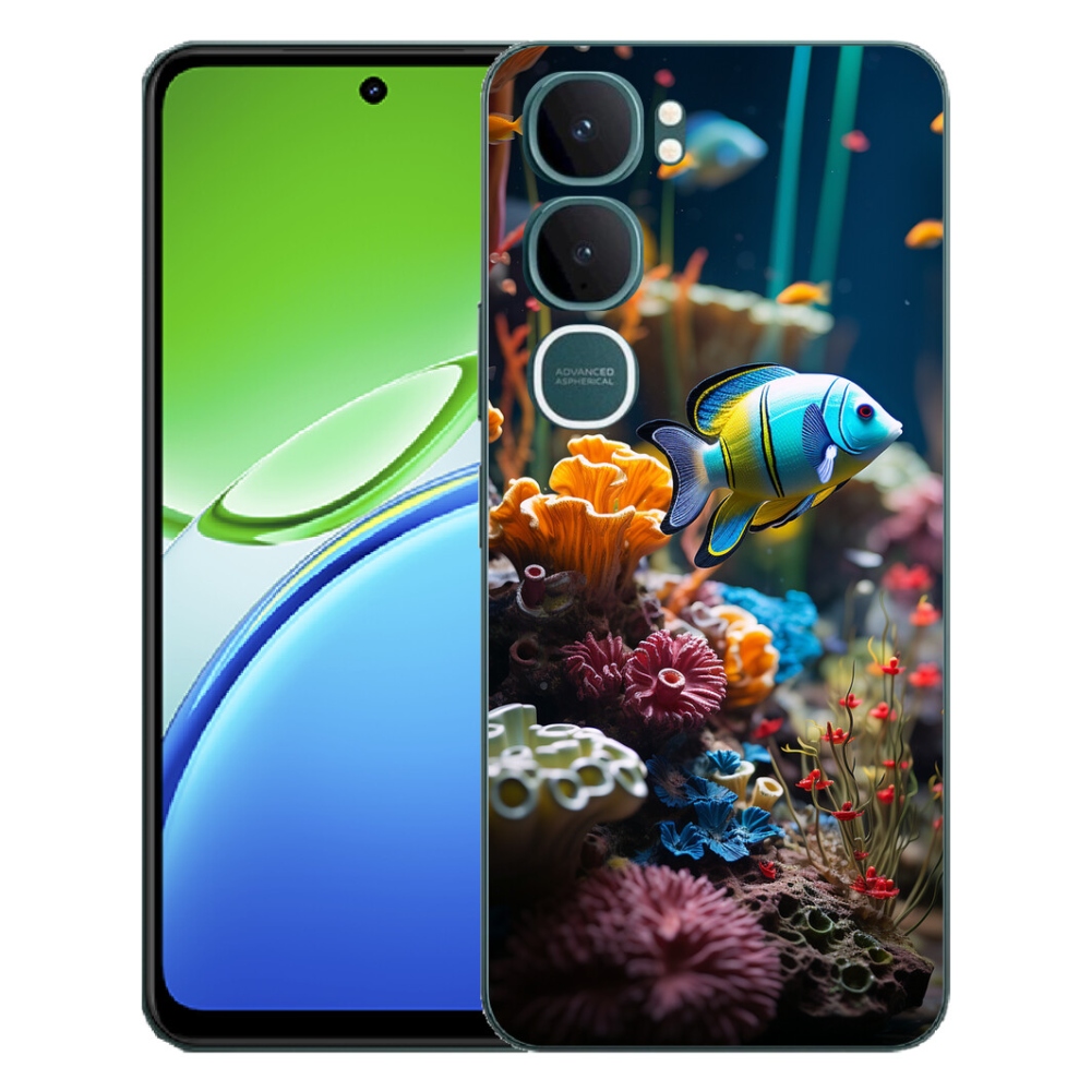 Gélový kryt mmCase na Vivo Y21d - morský svet 5