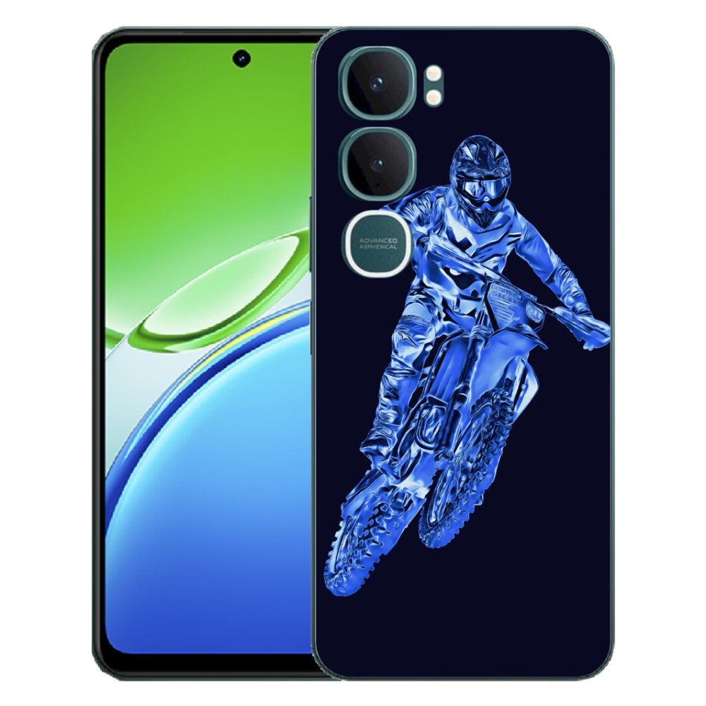 Gélový kryt mmCase na Vivo Y21d - motocross 1