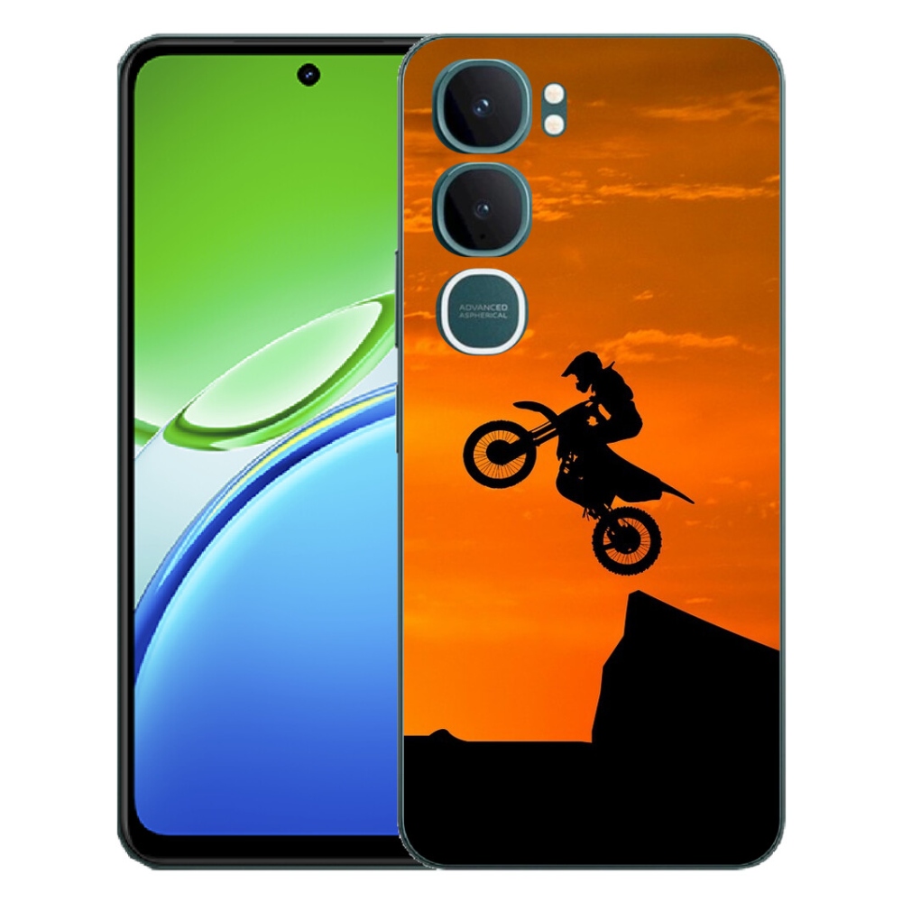 Gélový kryt mmCase na Vivo Y21d - motocross