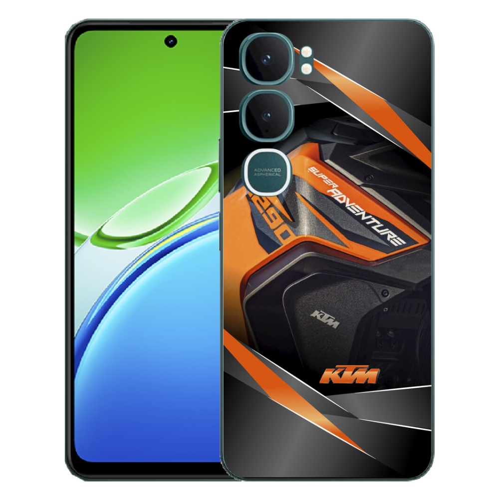 Gélový kryt mmCase na Vivo Y21d - motorka ktm