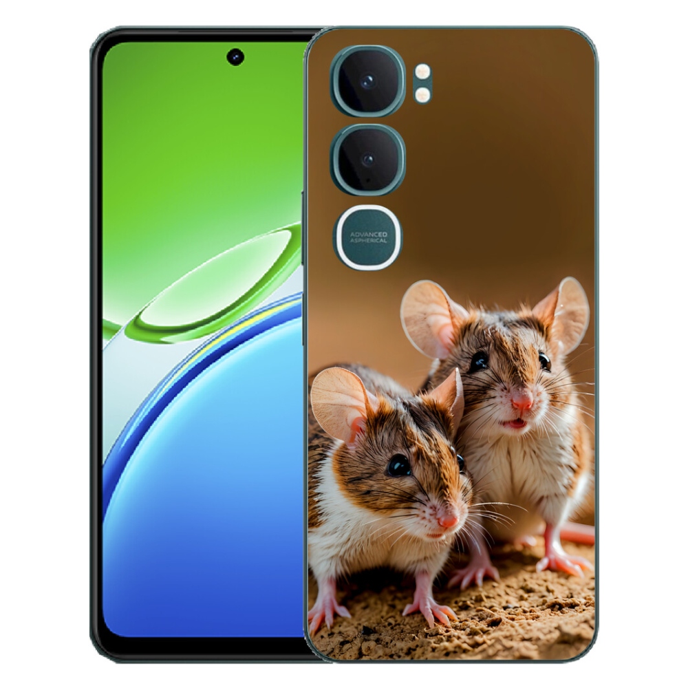 Gélový kryt mmCase na Vivo Y21d - myší duo
