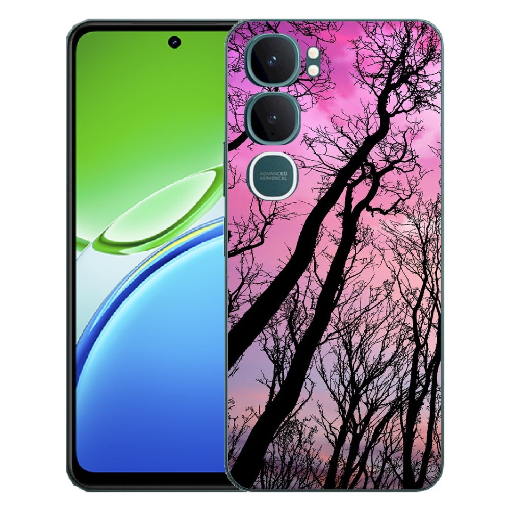 Gélový kryt mmCase na Vivo Y21d - opadané stromy