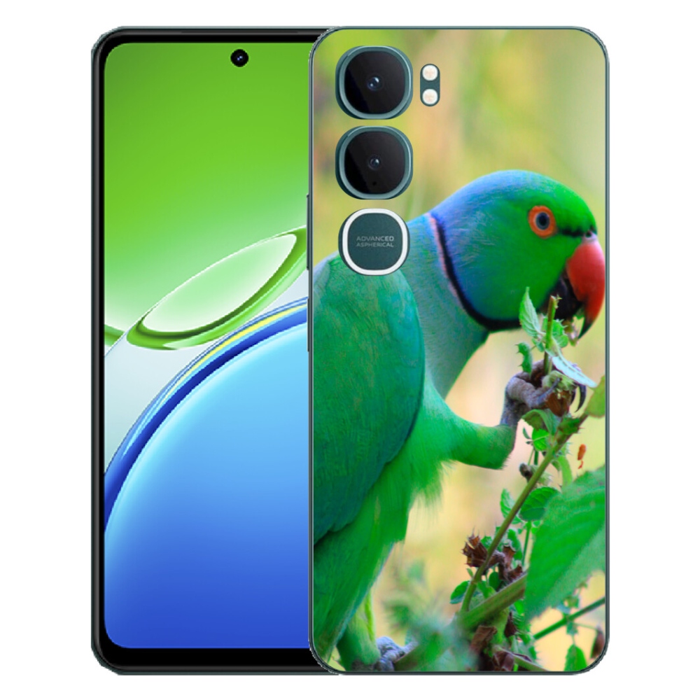 Gélový kryt mmCase na Vivo Y21d - papagáj alender