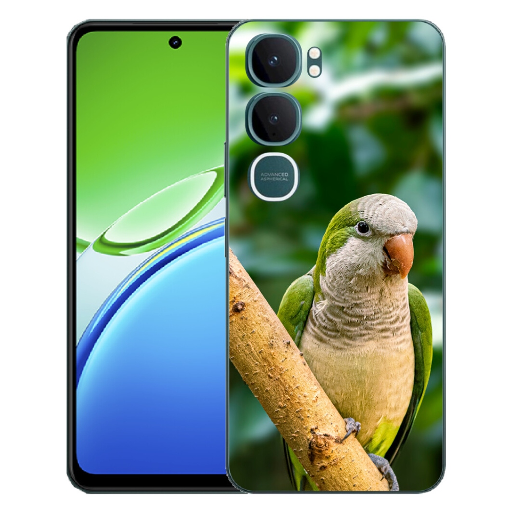 Gélový kryt mmCase na Vivo Y21d - papagáj mníšok